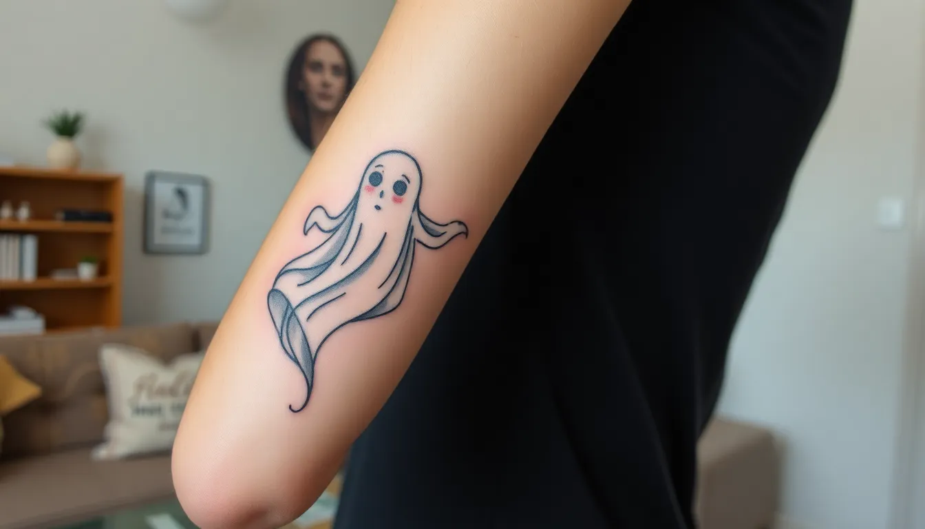 50+ Spooky Ghost Tattoo Ideas That'll Haunt Your Skin in the Best Way 10 50+ Spooky Ghost Tattoo Ideas That'll Haunt Your Skin in the Best Way 9