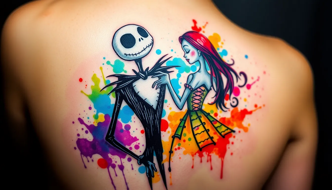40+ Jack and Sally Tattoo Ideas That'll Make You Fall in Love Again 10 40+ Jack and Sally Tattoo Ideas That'll Make You Fall in Love Again 9