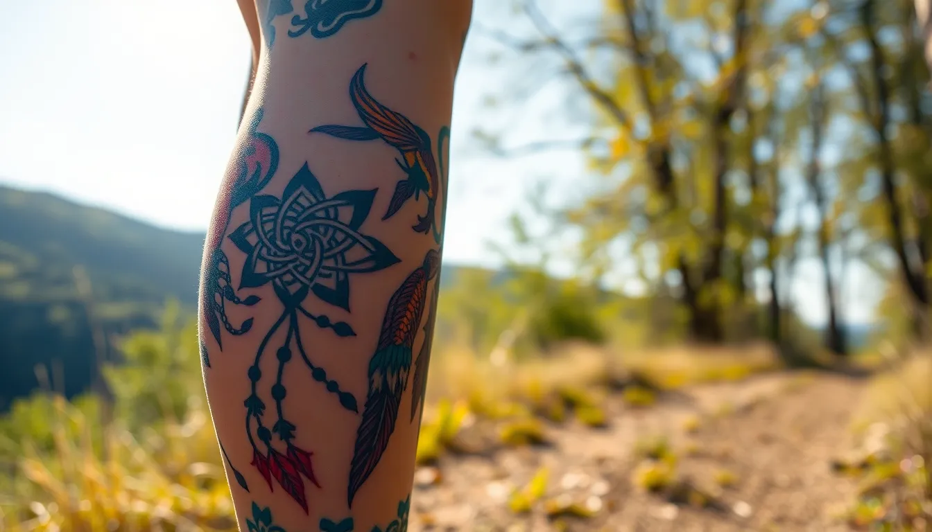 50+ Stunning Leg Tattoo Ideas for Women: From Delicate Florals to Bold Statement Pieces 10 50+ Stunning Leg Tattoo Ideas for Women: From Delicate Florals to Bold Statement Pieces 9