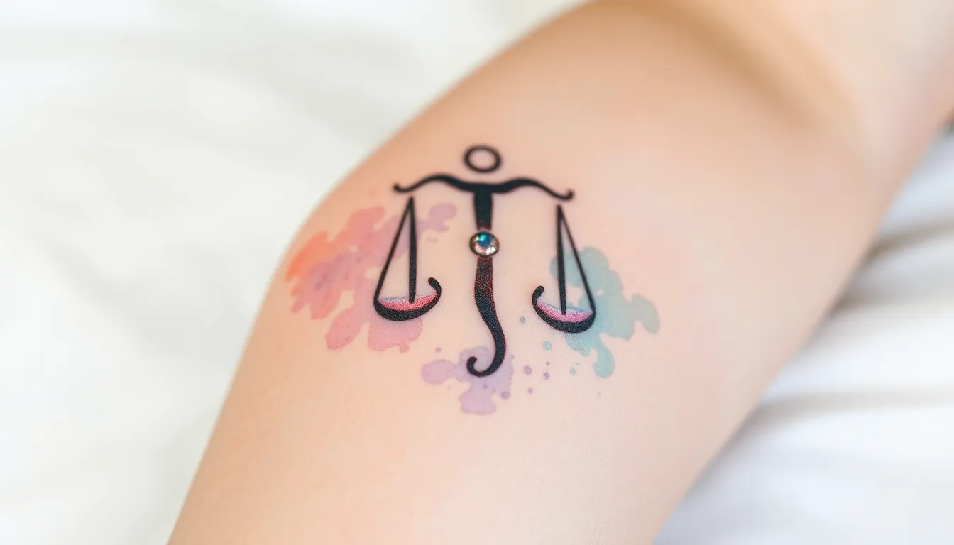 50+ Stunning Libra Tattoo Ideas: From Minimalist Scales to Bold Constellation Designs 9