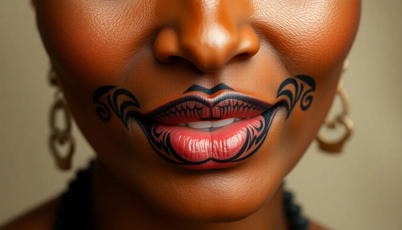50+ Stunning Lip Tattoo Ideas That Will Make You Want One Immediately 10 50+ Stunning Lip Tattoo Ideas That Will Make You Want One Immediately 9