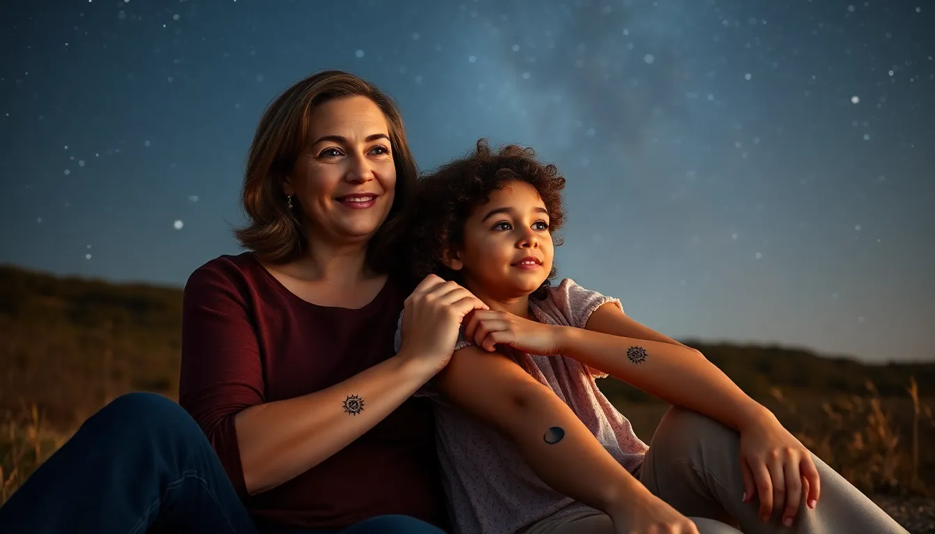 50+ Beautiful Mother Daughter Tattoo Ideas to Celebrate Your Unbreakable Bond 10 50+ Beautiful Mother Daughter Tattoo Ideas to Celebrate Your Unbreakable Bond 9