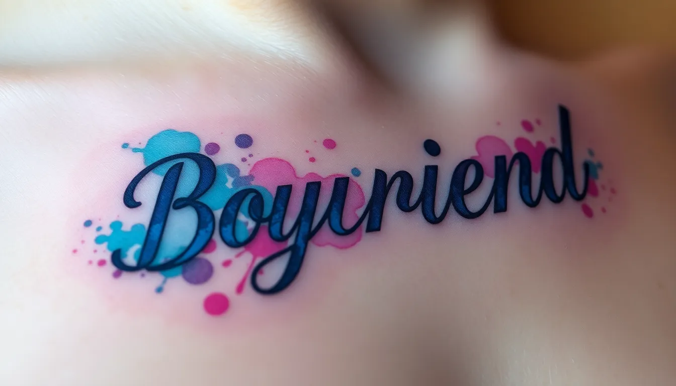 50+ Stunning Tattoo Ideas for Boyfriend Name - Creative Designs & Placement Tips 10 50+ Stunning Tattoo Ideas for Boyfriend Name - Creative Designs & Placement Tips 9