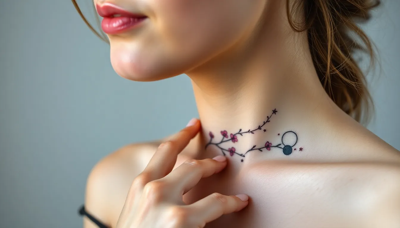 50+ Stunning Tattoo Ideas for Collarbone That You'll Actually Want to Get 10 50+ Stunning Tattoo Ideas for Collarbone That You'll Actually Want to Get 9
