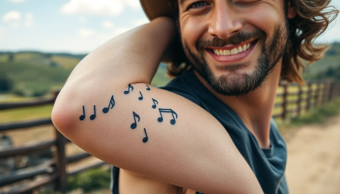 50+ Country Tattoo Ideas: From Cowboys to Song Lyrics (2025 Guide) 11