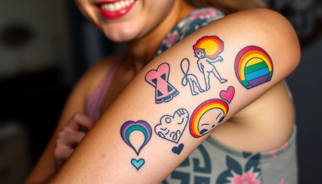 50 Gay Tattoo Ideas: From Subtle Pride Symbols to Bold Rainbow Designs 12 50 Gay Tattoo Ideas: From Subtle Pride Symbols to Bold Rainbow Designs 11