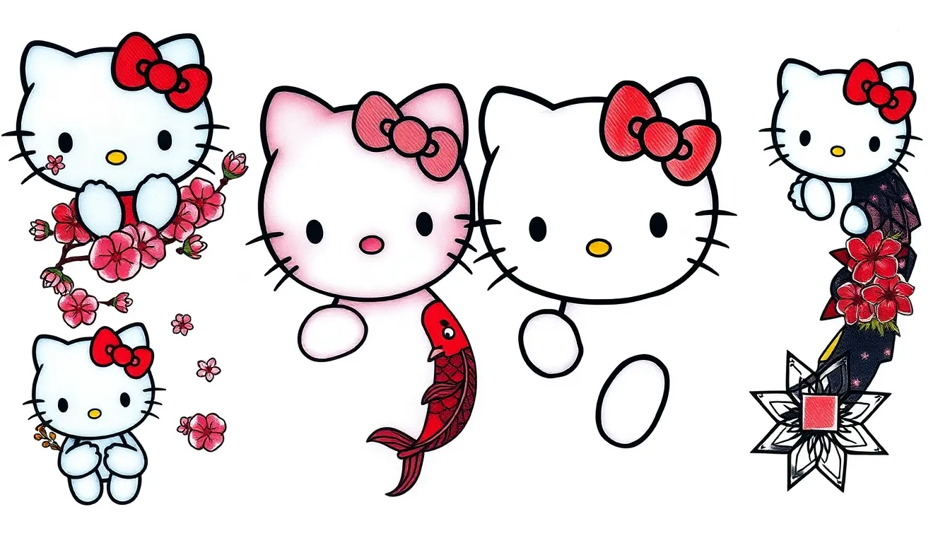 50+ Hello Kitty Tattoo Ideas: Cute Designs & Creative Inspiration for 2025 12 50+ Hello Kitty Tattoo Ideas: Cute Designs & Creative Inspiration for 2025 11