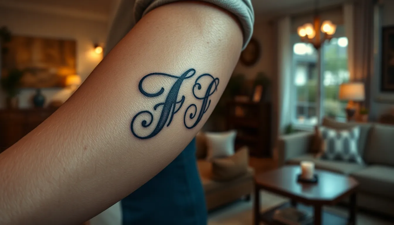 50+ Initial Tattoo Ideas for Your First Ink (Simple & Meaningful Designs) 11