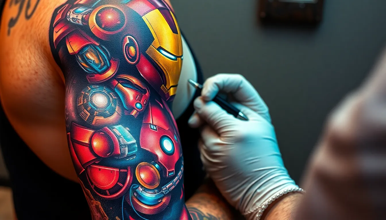 50+ Epic Iron Man Tattoo Ideas That'll Make You Feel Like Tony Stark (2025 Guide) 12 50+ Epic Iron Man Tattoo Ideas That'll Make You Feel Like Tony Stark (2025 Guide) 11