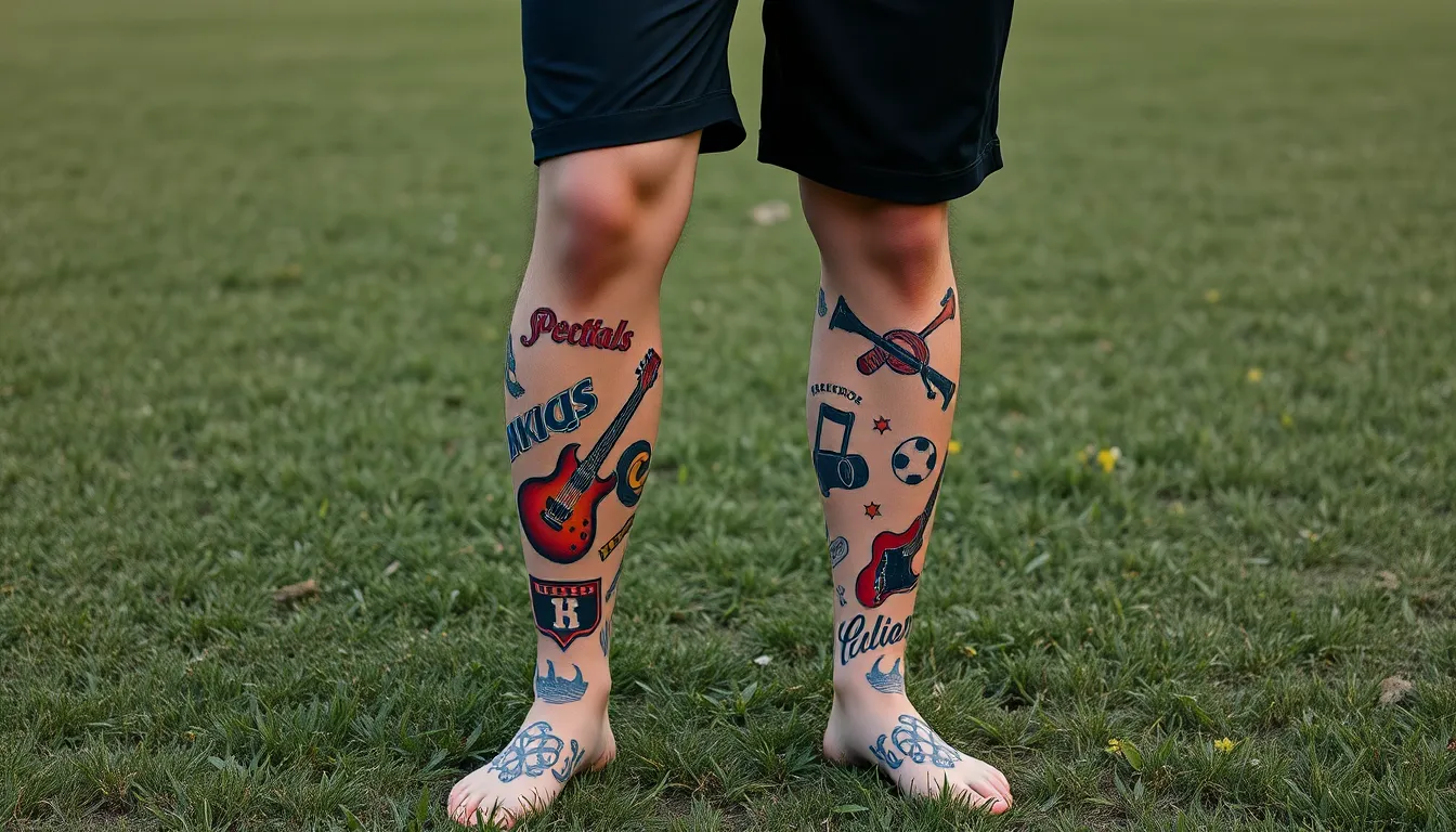 50+ Epic Leg Tattoo Ideas for Men: From Small Designs to Full Sleeves 12 50+ Epic Leg Tattoo Ideas for Men: From Small Designs to Full Sleeves 11
