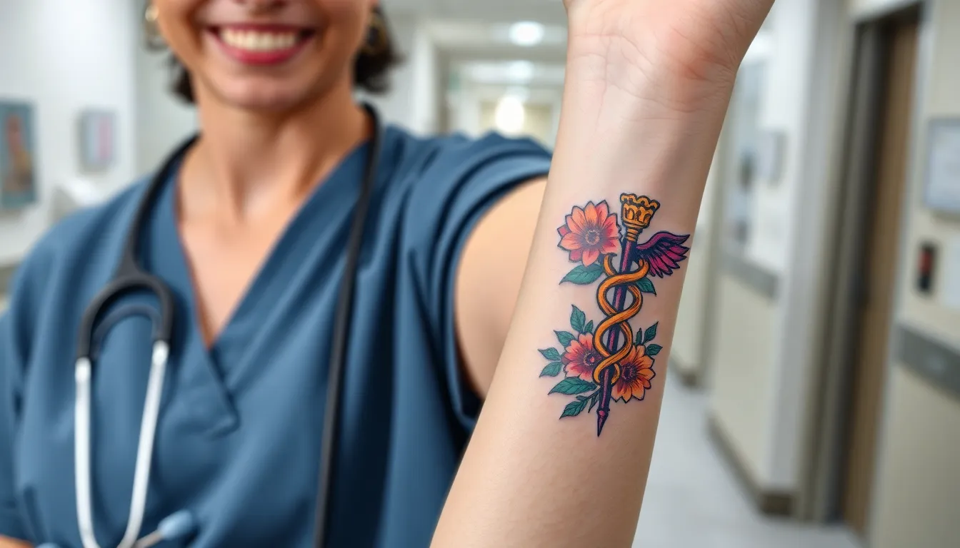 50+ Inspiring Nurse Tattoo Ideas That Celebrate Your Medical Career 12 50+ Inspiring Nurse Tattoo Ideas That Celebrate Your Medical Career 11