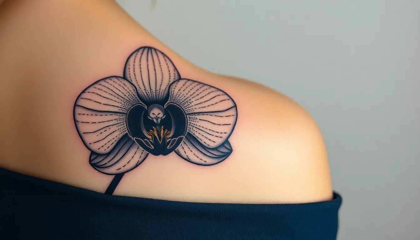 50+ Stunning Orchid Tattoo Ideas: From Delicate Designs to Bold Statement Pieces 12 50+ Stunning Orchid Tattoo Ideas: From Delicate Designs to Bold Statement Pieces 11