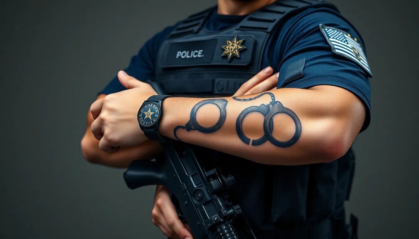 50+ Meaningful Police Tattoo Ideas: Honor Your Badge with These Powerful Designs 12 50+ Meaningful Police Tattoo Ideas: Honor Your Badge with These Powerful Designs 11