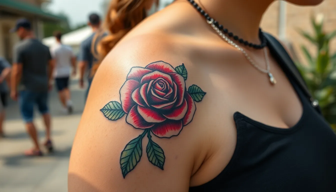 50+ Stunning Rose Tattoo Ideas for Women That'll Make You Want Ink in 2025 12 50+ Stunning Rose Tattoo Ideas for Women That'll Make You Want Ink in 2025 11
