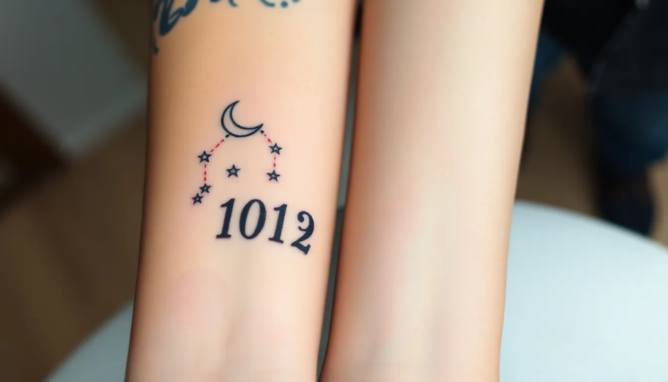 50+ Creative Tattoo Birth Date Ideas: From Minimalist to Memorial Designs 12 50+ Creative Tattoo Birth Date Ideas: From Minimalist to Memorial Designs 11