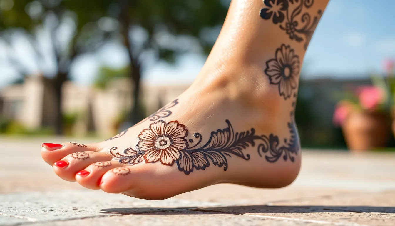 50+ Stunning Tattoo Foot Ideas: From Delicate Florals to Bold Statement Designs 12 50+ Stunning Tattoo Foot Ideas: From Delicate Florals to Bold Statement Designs 11