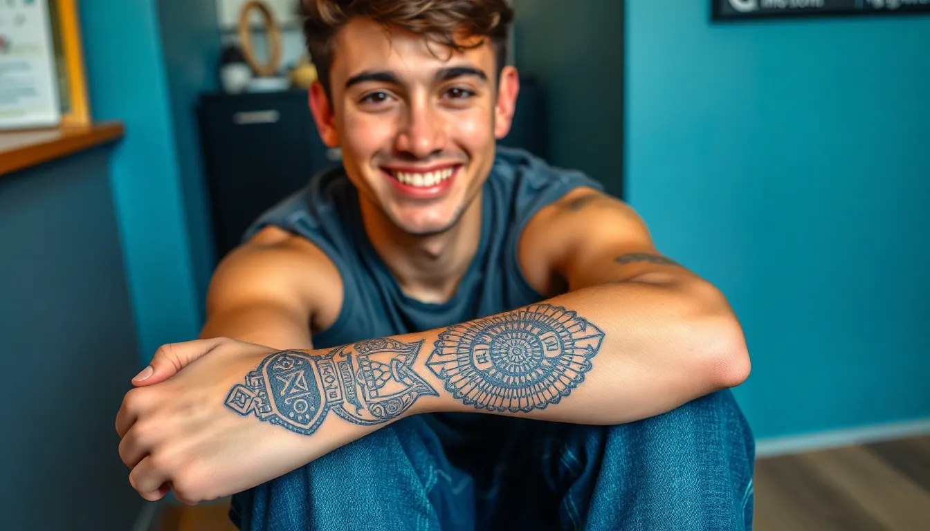 50+ Stunning Aztec Tattoo Ideas: Symbols, Warriors & Sacred Designs for 2025 14 50+ Stunning Aztec Tattoo Ideas: Symbols, Warriors & Sacred Designs for 2025 13