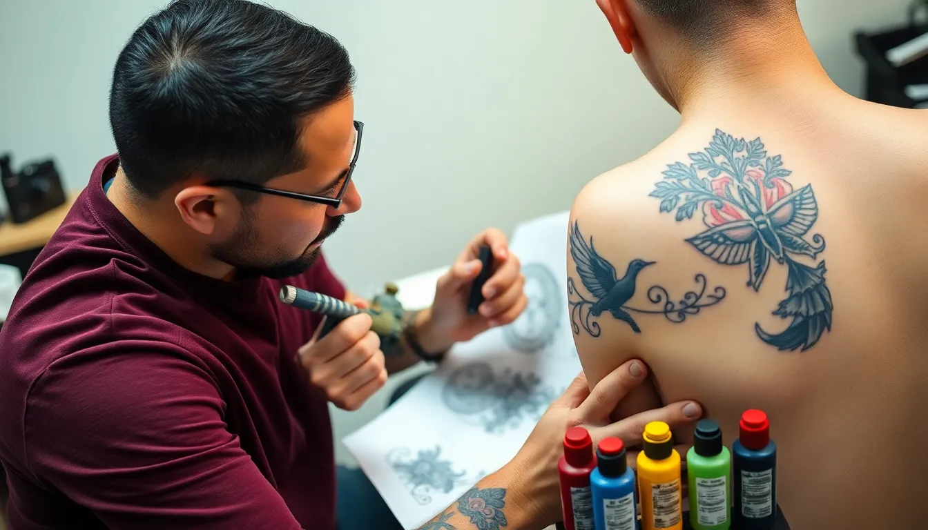 25 Stunning Cover Up Tattoo Ideas for Upper Back That Actually Work 14 25 Stunning Cover Up Tattoo Ideas for Upper Back That Actually Work 13