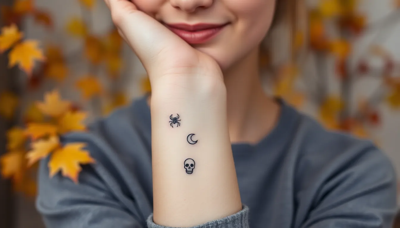 50+ Spooky Halloween Tattoo Ideas That'll Give You Chills All Year Long 14 50+ Spooky Halloween Tattoo Ideas That'll Give You Chills All Year Long 13
