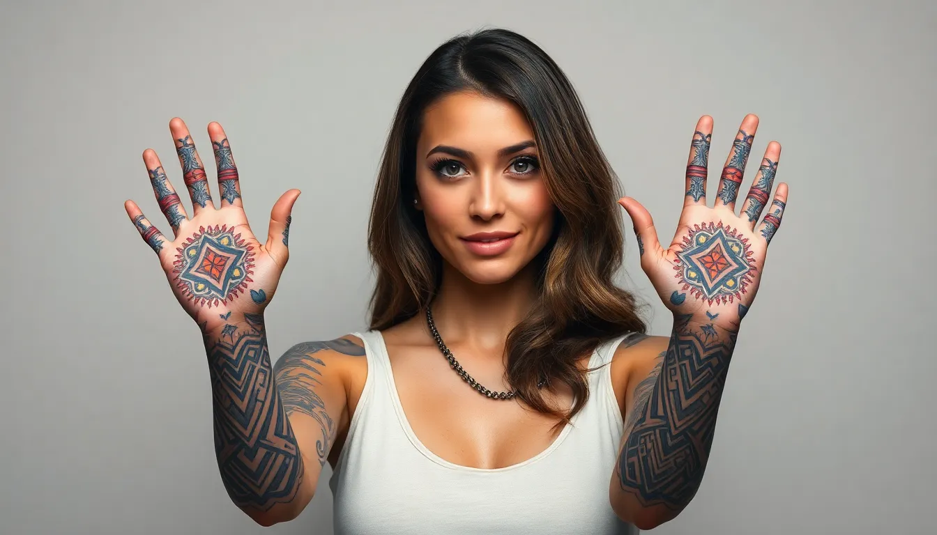 50+ Stunning Hand Tattoo Ideas for Women: Delicate to Bold Designs That Make a Statement 14 50+ Stunning Hand Tattoo Ideas for Women: Delicate to Bold Designs That Make a Statement 13
