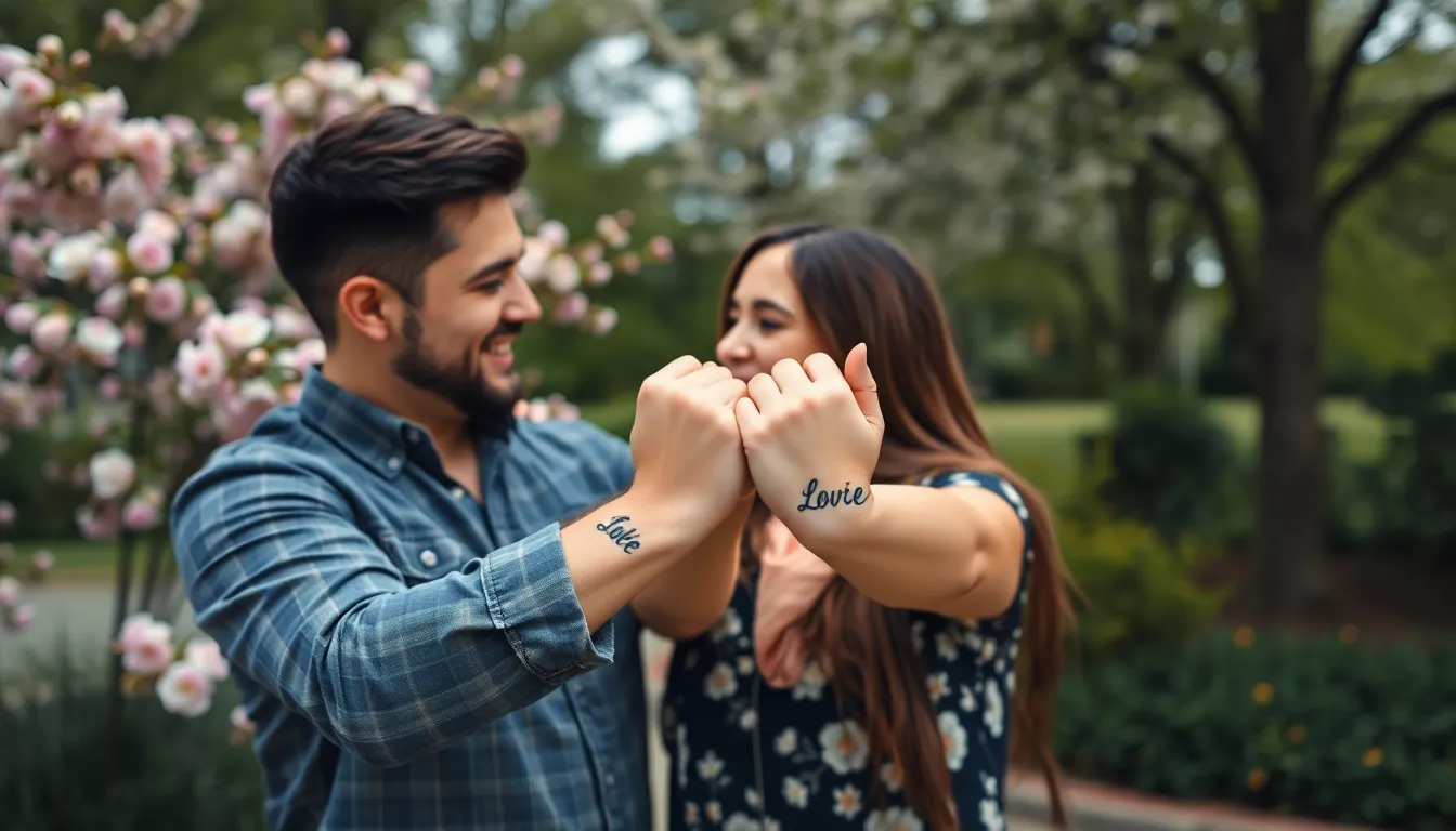 75 Beautiful Husband's Name Tattoo Ideas That Celebrate Your Love Story 14 75 Beautiful Husband's Name Tattoo Ideas That Celebrate Your Love Story 13