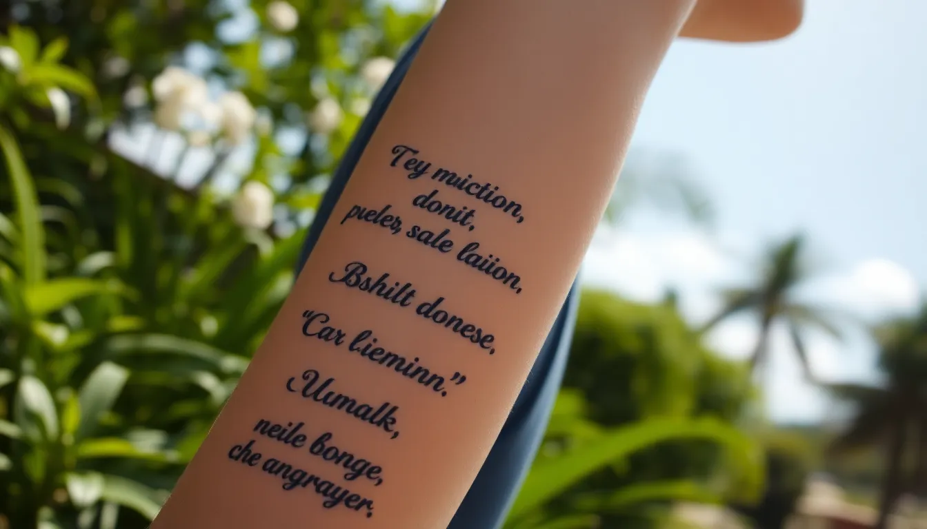 50+ Meaningful Ideas for Quote Tattoos That Tell Your Story 14 50+ Meaningful Ideas for Quote Tattoos That Tell Your Story 13