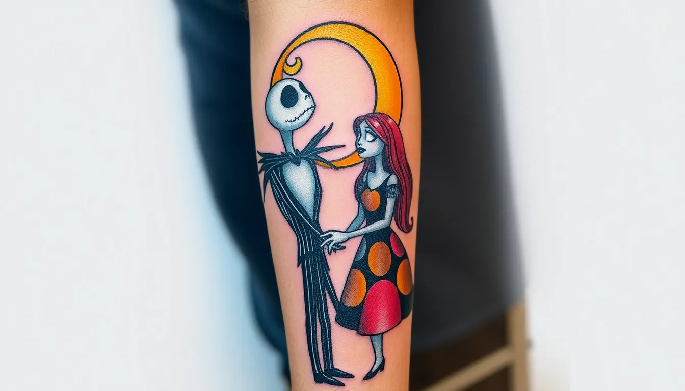 40+ Jack and Sally Tattoo Ideas That'll Make You Fall in Love Again 14 40+ Jack and Sally Tattoo Ideas That'll Make You Fall in Love Again 13