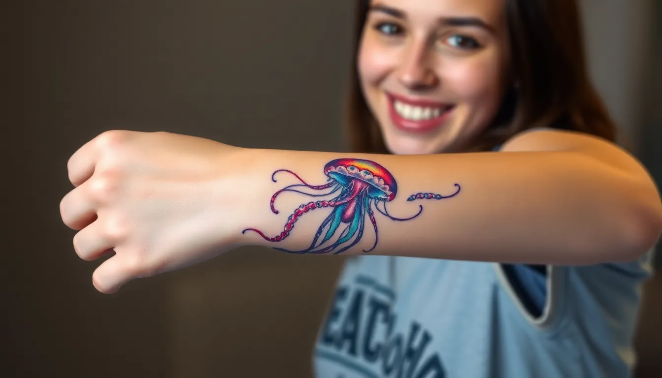 30 Stunning Jellyfish Tattoo Ideas That Will Make You Want Ocean Ink 14 30 Stunning Jellyfish Tattoo Ideas That Will Make You Want Ocean Ink 13