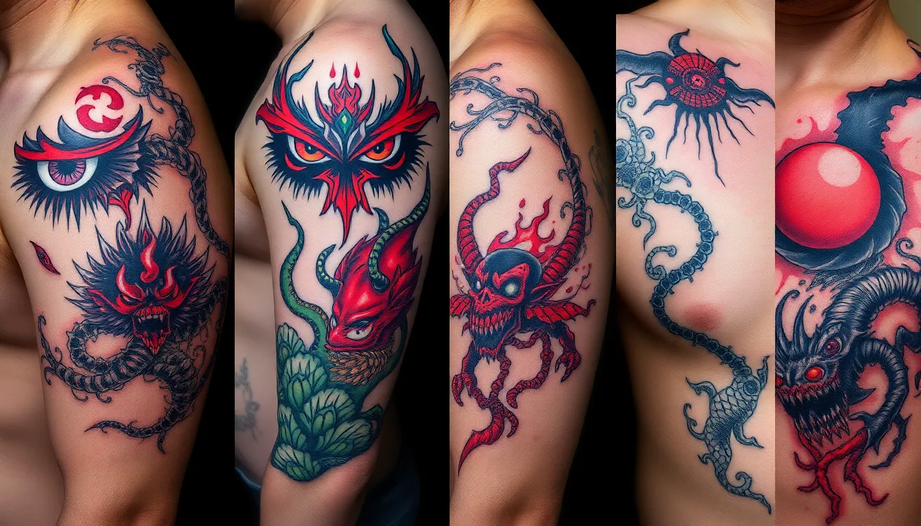50 Best JJK Tattoo Ideas: From Sukuna to Gojo Designs That Fans Love 14 50 Best JJK Tattoo Ideas: From Sukuna to Gojo Designs That Fans Love 13