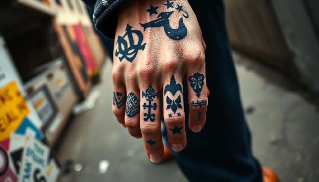 50+ Best Knuckle Tattoo Ideas: Bold Designs, Words & Symbols for 2025 14 50+ Best Knuckle Tattoo Ideas: Bold Designs, Words & Symbols for 2025 13