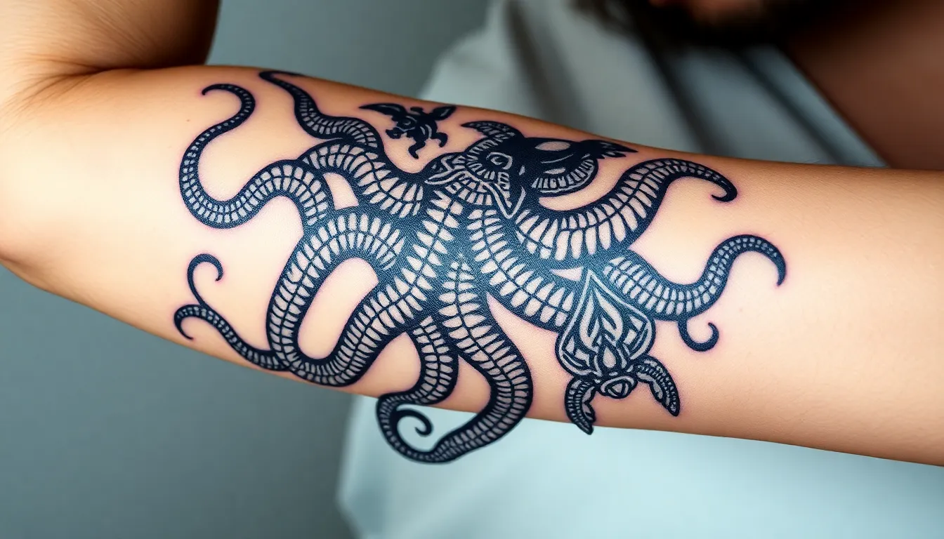 50+ Epic Kraken Tattoo Ideas: From Traditional to Modern Sea Monster Designs 14 50+ Epic Kraken Tattoo Ideas: From Traditional to Modern Sea Monster Designs 13