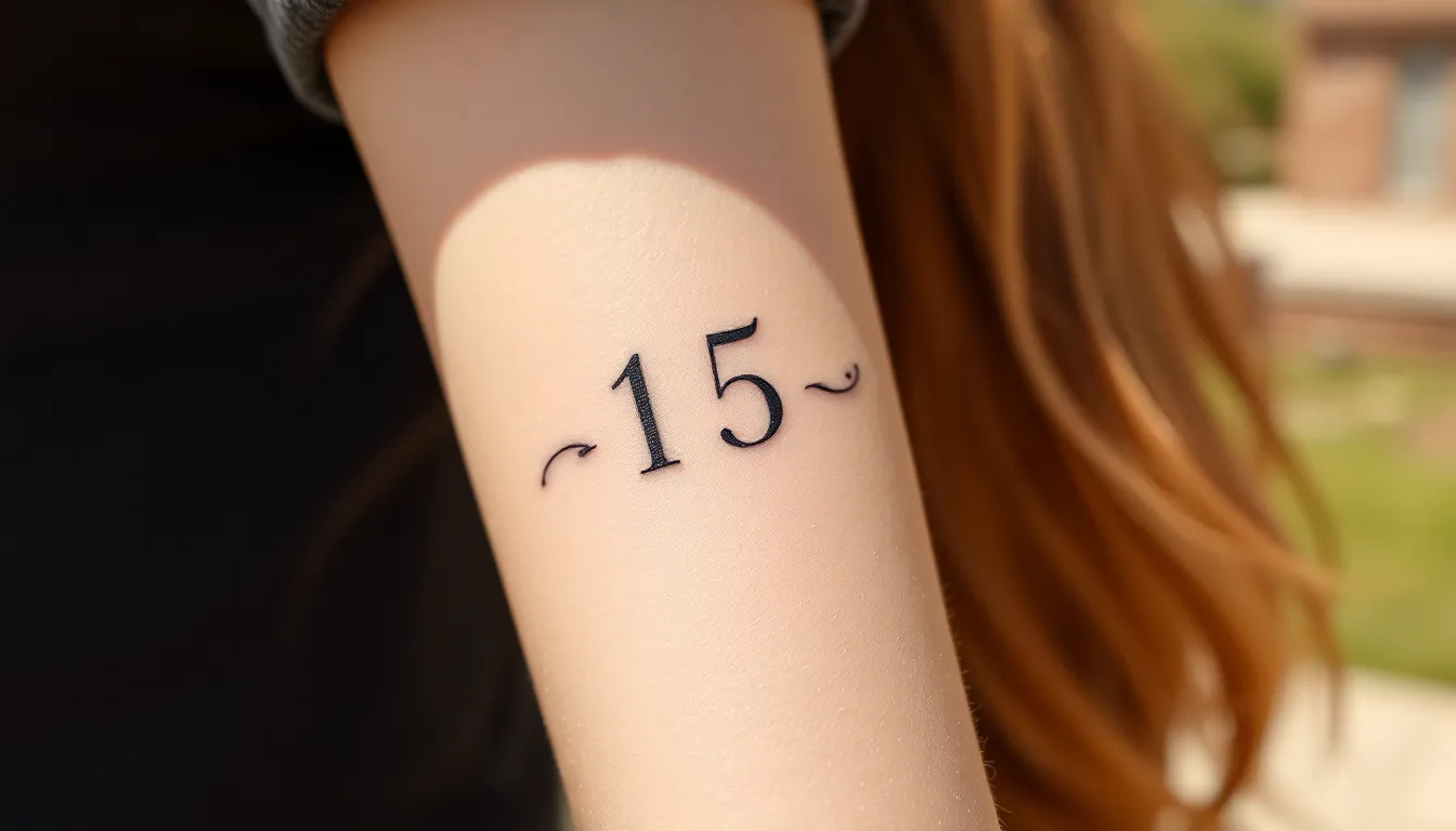 50+ Meaningful Number Tattoo Ideas That Tell Your Personal Story 14 50+ Meaningful Number Tattoo Ideas That Tell Your Personal Story 13