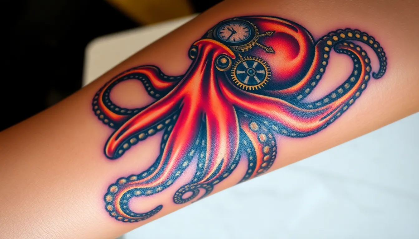 50+ Stunning Octopus Tattoo Ideas: From Minimalist to Large-Scale Designs 14 50+ Stunning Octopus Tattoo Ideas: From Minimalist to Large-Scale Designs 13