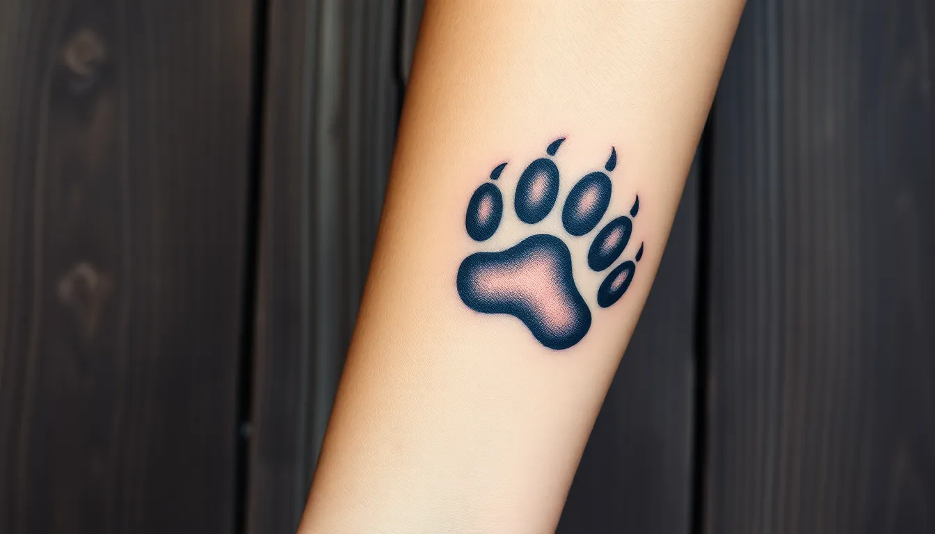 50+ Paw Print Tattoo Ideas: Memorial, Realistic & Watercolor Designs 14 50+ Paw Print Tattoo Ideas: Memorial, Realistic & Watercolor Designs 13