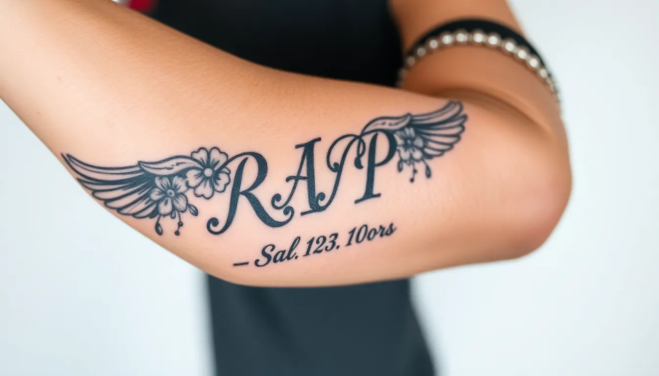 50 Heartfelt RIP Tattoo Ideas for Dad - Memorial Designs That Honor His Memory 14 50 Heartfelt RIP Tattoo Ideas for Dad - Memorial Designs That Honor His Memory 13