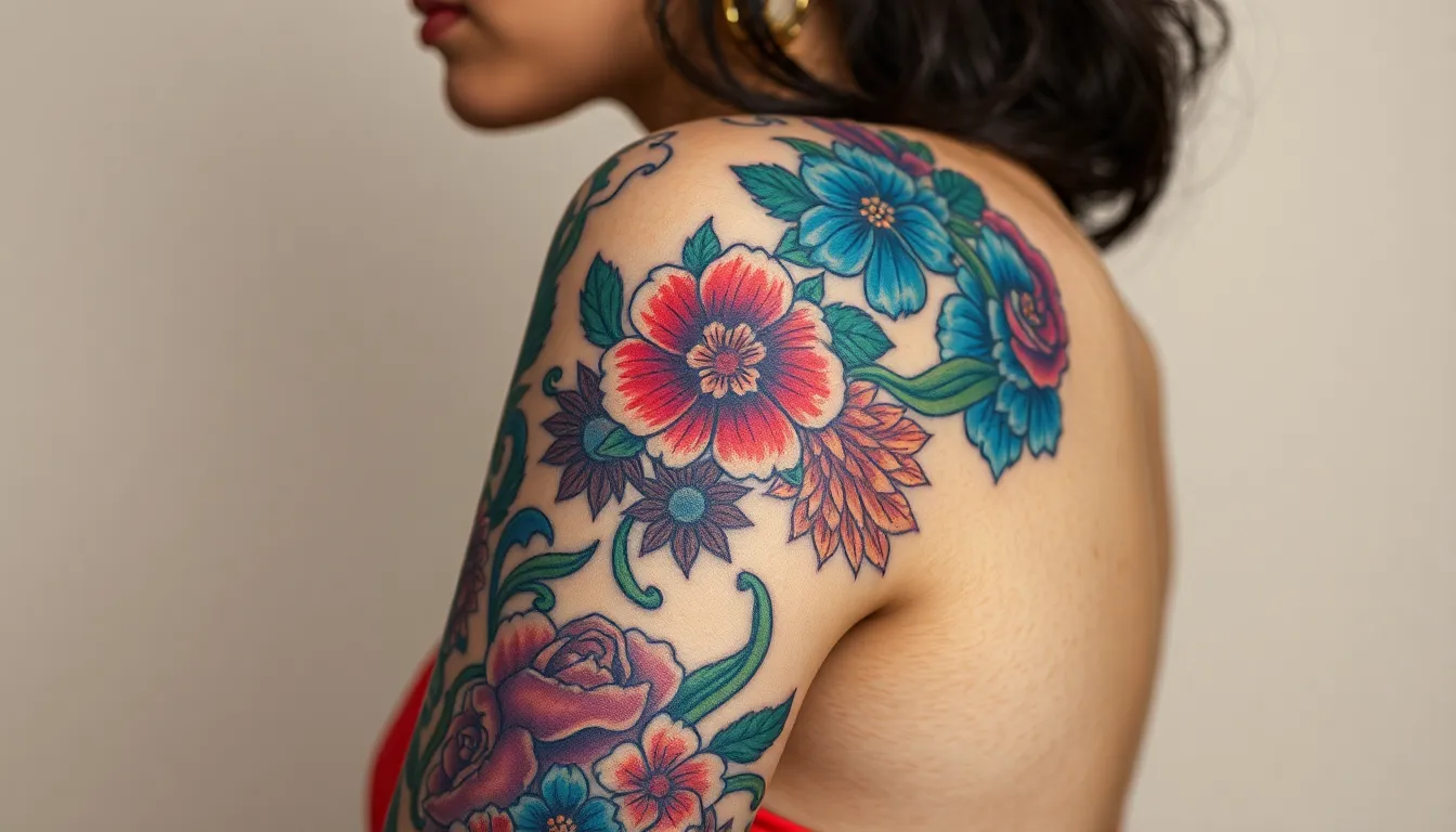 50+ Stunning Sleeve Tattoo Ideas for Women: Floral, Geometric & Bold Designs 14 50+ Stunning Sleeve Tattoo Ideas for Women: Floral, Geometric & Bold Designs 13
