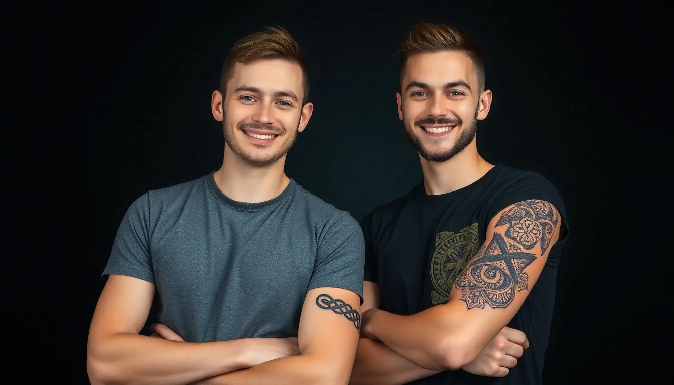50+ Meaningful Tattoo Ideas for Brothers: Matching & Complementary Designs 2025 14 50+ Meaningful Tattoo Ideas for Brothers: Matching & Complementary Designs 2025 13