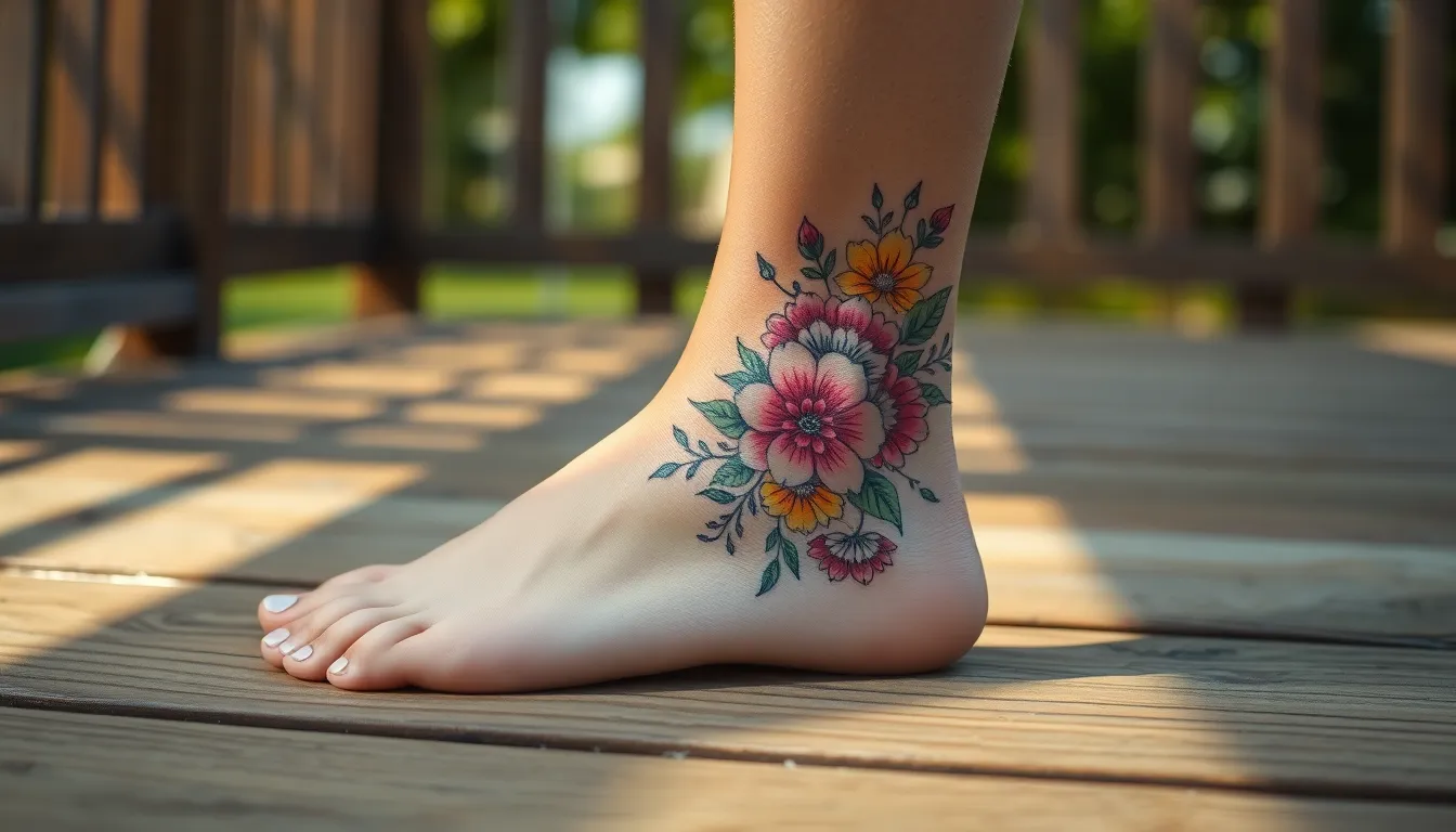 50+ Stunning Ankle Tattoo Ideas That'll Make You Want to Show Off Your Feet 16 50+ Stunning Ankle Tattoo Ideas That'll Make You Want to Show Off Your Feet 15