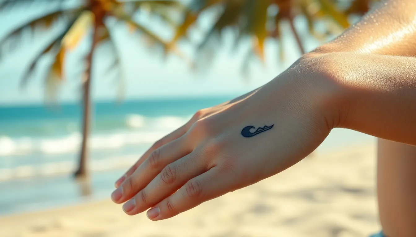 50+ Stunning Beach Tattoo Ideas That'll Make You Want to Hit the Shore 16 50+ Stunning Beach Tattoo Ideas That'll Make You Want to Hit the Shore 15