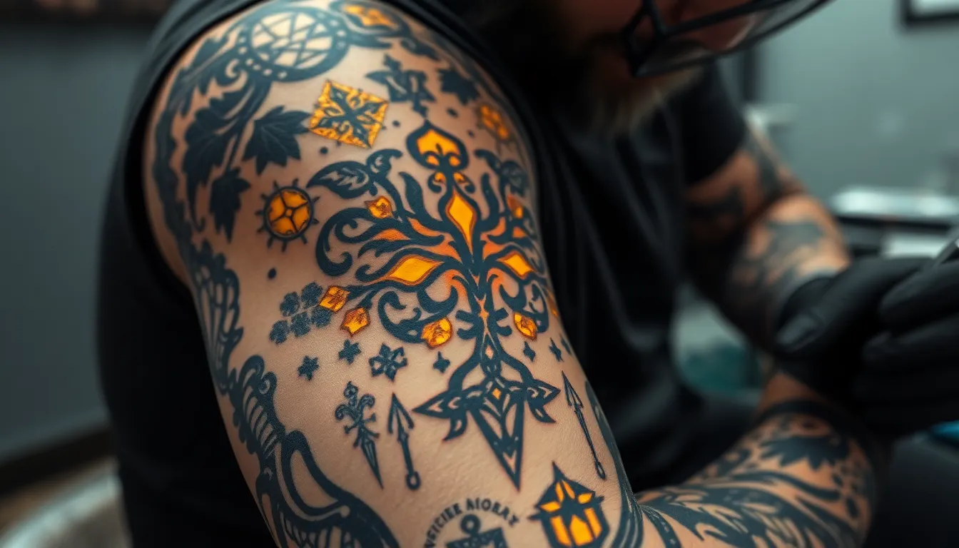 50+ Epic Elden Ring Tattoo Ideas: Symbols, Bosses & Character Designs 16 50+ Epic Elden Ring Tattoo Ideas: Symbols, Bosses & Character Designs 15