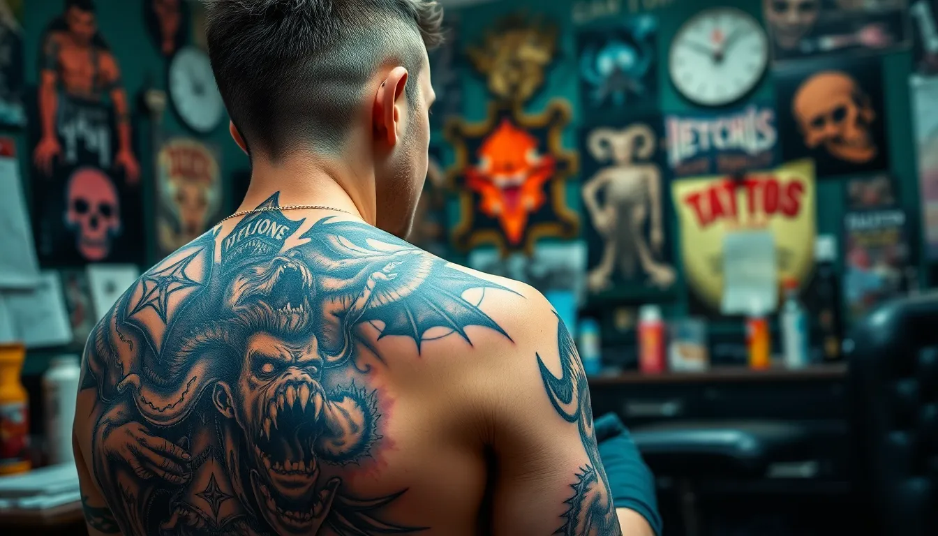 50+ Sinister Evil Tattoo Ideas: Dark Designs That Make a Bold Statement 16 50+ Sinister Evil Tattoo Ideas: Dark Designs That Make a Bold Statement 15