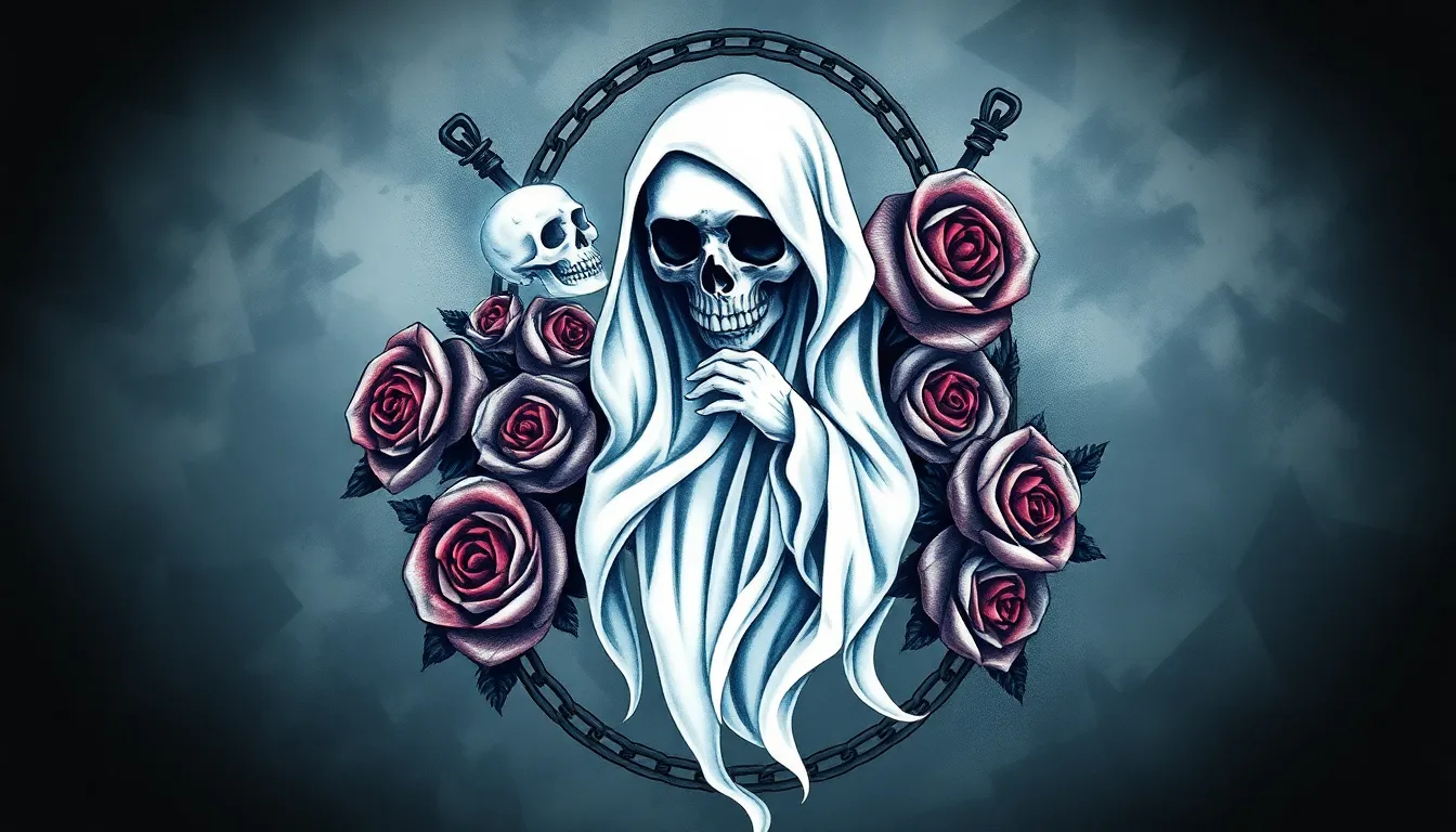50+ Spooky Ghost Tattoo Ideas That'll Haunt Your Skin in the Best Way 16 50+ Spooky Ghost Tattoo Ideas That'll Haunt Your Skin in the Best Way 15