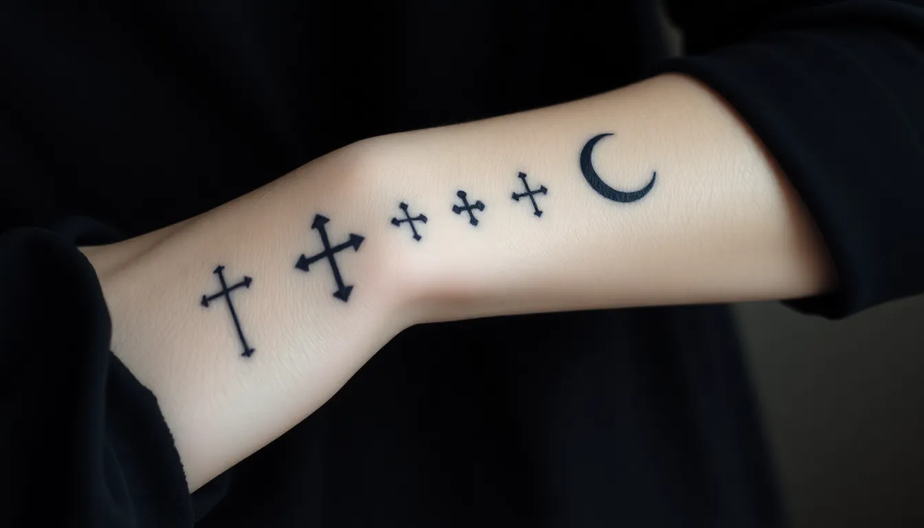 50+ Dark & Beautiful Goth Tattoo Ideas for Your Next Ink 16 50+ Dark & Beautiful Goth Tattoo Ideas for Your Next Ink 15