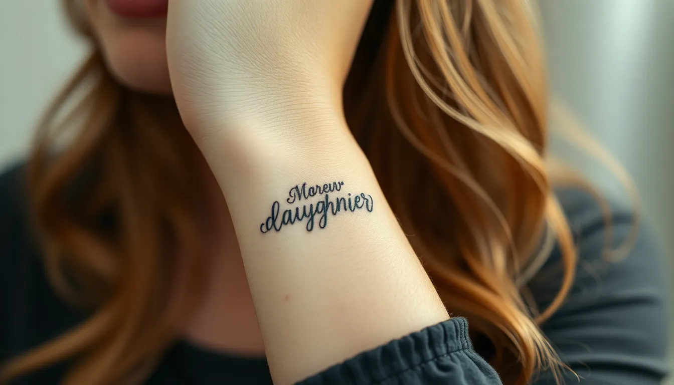 50+ Beautiful Ideas for Daughter Tattoo Designs That Celebrate Your Special Bond 16 50+ Beautiful Ideas for Daughter Tattoo Designs That Celebrate Your Special Bond 15