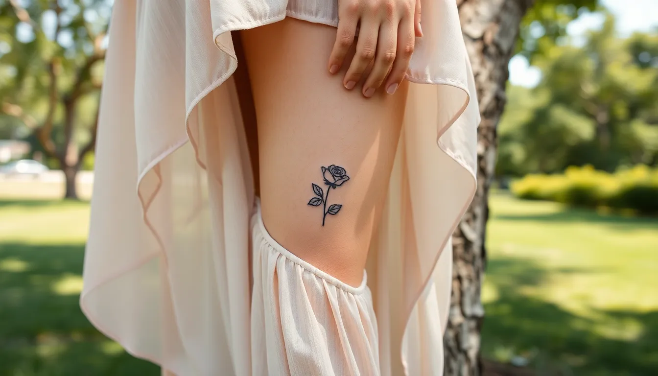 50+ Stunning Leg Tattoo Ideas for Women: From Delicate Florals to Bold Statement Pieces 16 50+ Stunning Leg Tattoo Ideas for Women: From Delicate Florals to Bold Statement Pieces 15