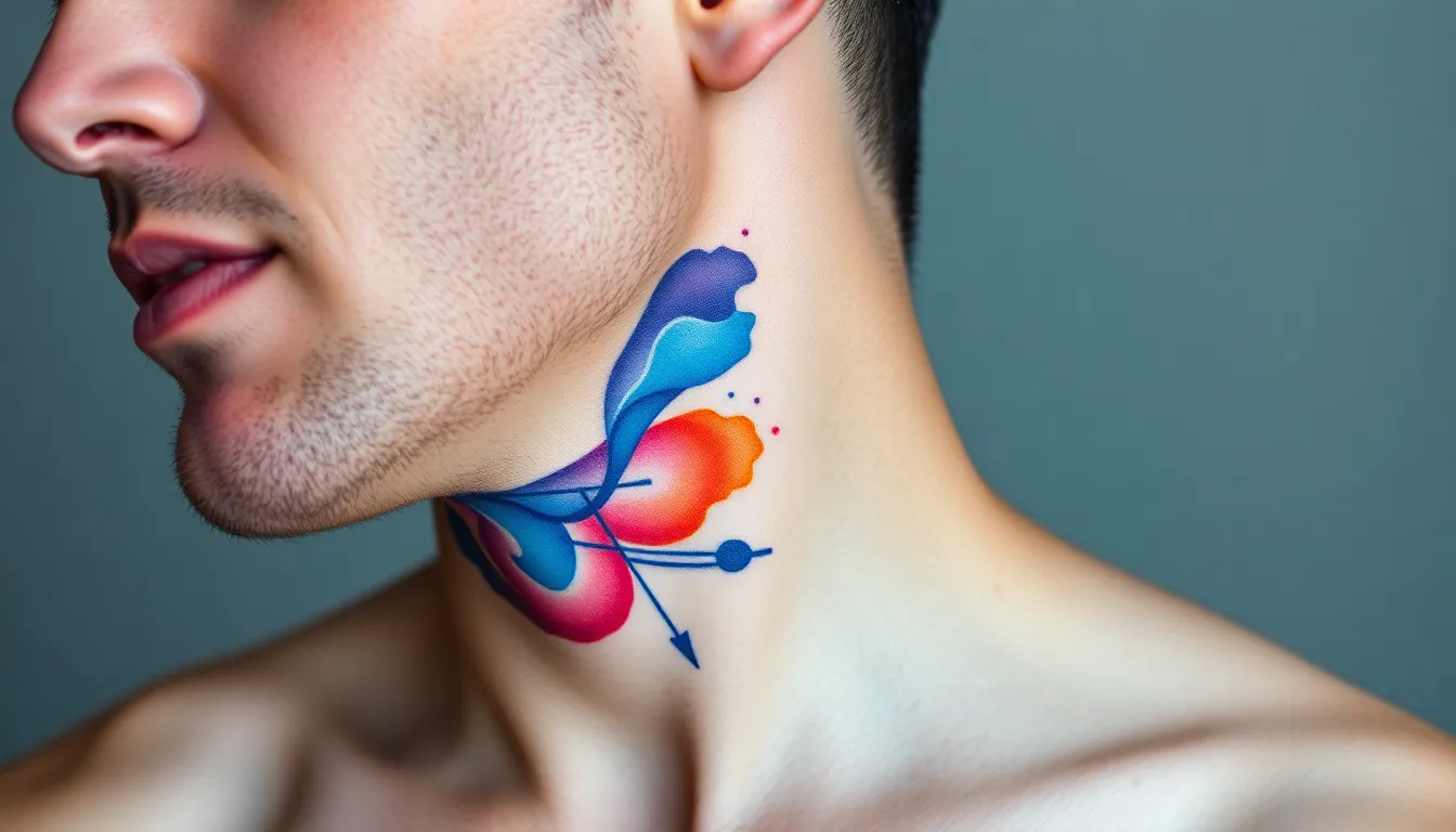 50+ Bold Neck Tattoo Ideas for Men That Command Respect in 2025 16 50+ Bold Neck Tattoo Ideas for Men That Command Respect in 2025 15