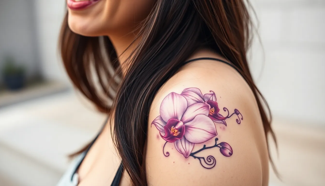 50+ Stunning Orchid Tattoo Ideas: From Delicate Designs to Bold Statement Pieces 16 50+ Stunning Orchid Tattoo Ideas: From Delicate Designs to Bold Statement Pieces 15
