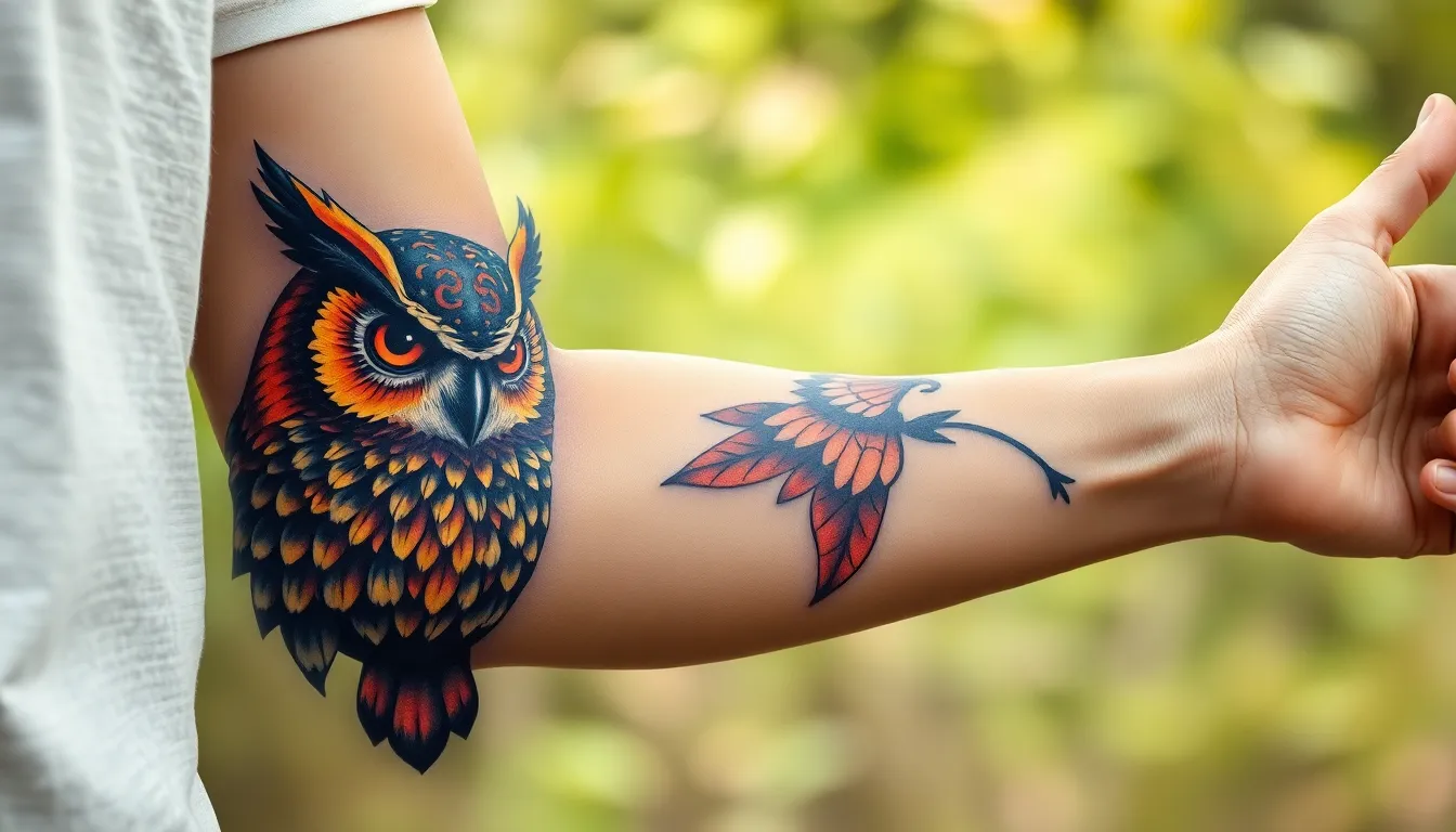 50+ Stunning Owl Tattoo Ideas: Designs, Meanings & Placement Tips for 2025 16 50+ Stunning Owl Tattoo Ideas: Designs, Meanings & Placement Tips for 2025 15