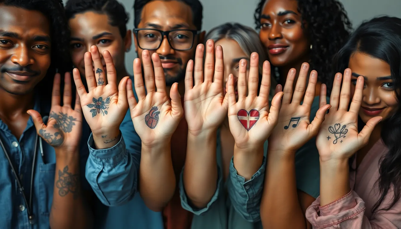 50+ Stunning Palm Tattoo Ideas That Will Transform Your Hands Into Art 16 50+ Stunning Palm Tattoo Ideas That Will Transform Your Hands Into Art 15