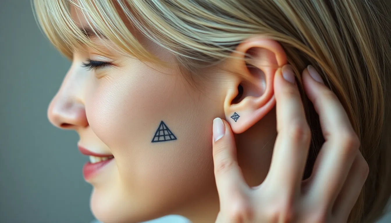25 Stunning Tattoo Behind Ear Ideas That'll Make You Want Your First (Or Next!) Ink 16 25 Stunning Tattoo Behind Ear Ideas That'll Make You Want Your First (Or Next!) Ink 15